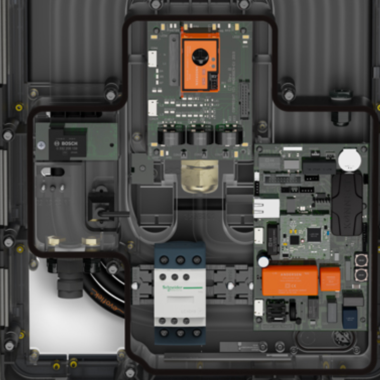 Smart Technology in Andersen EV Home Charging Points