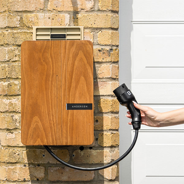 Andersen A3 home EV charger with hidden charging cable